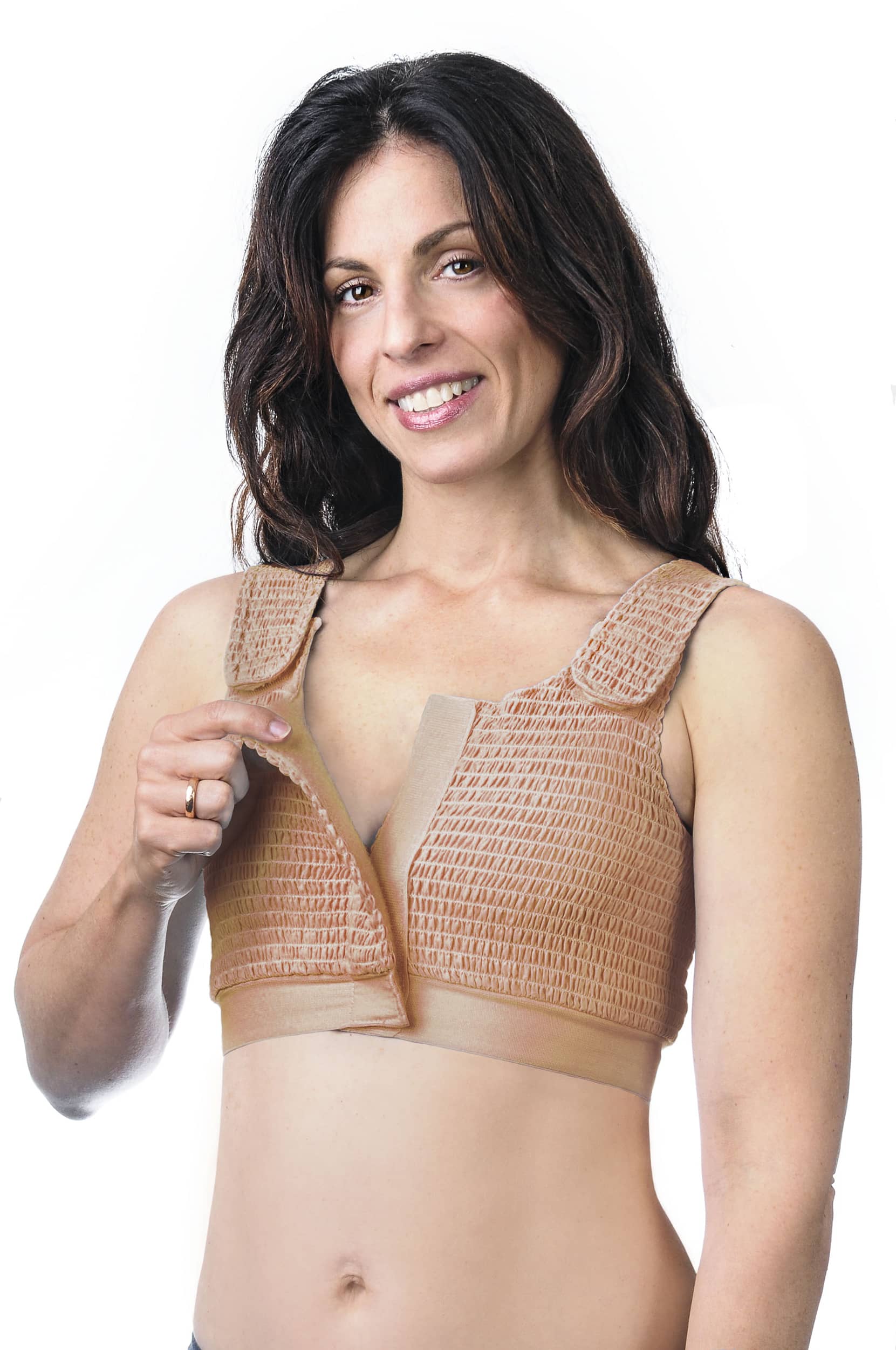 HuggerPRIMA by Prairie Wear - Post Surgical Recovery Bra/Binder with  Compression